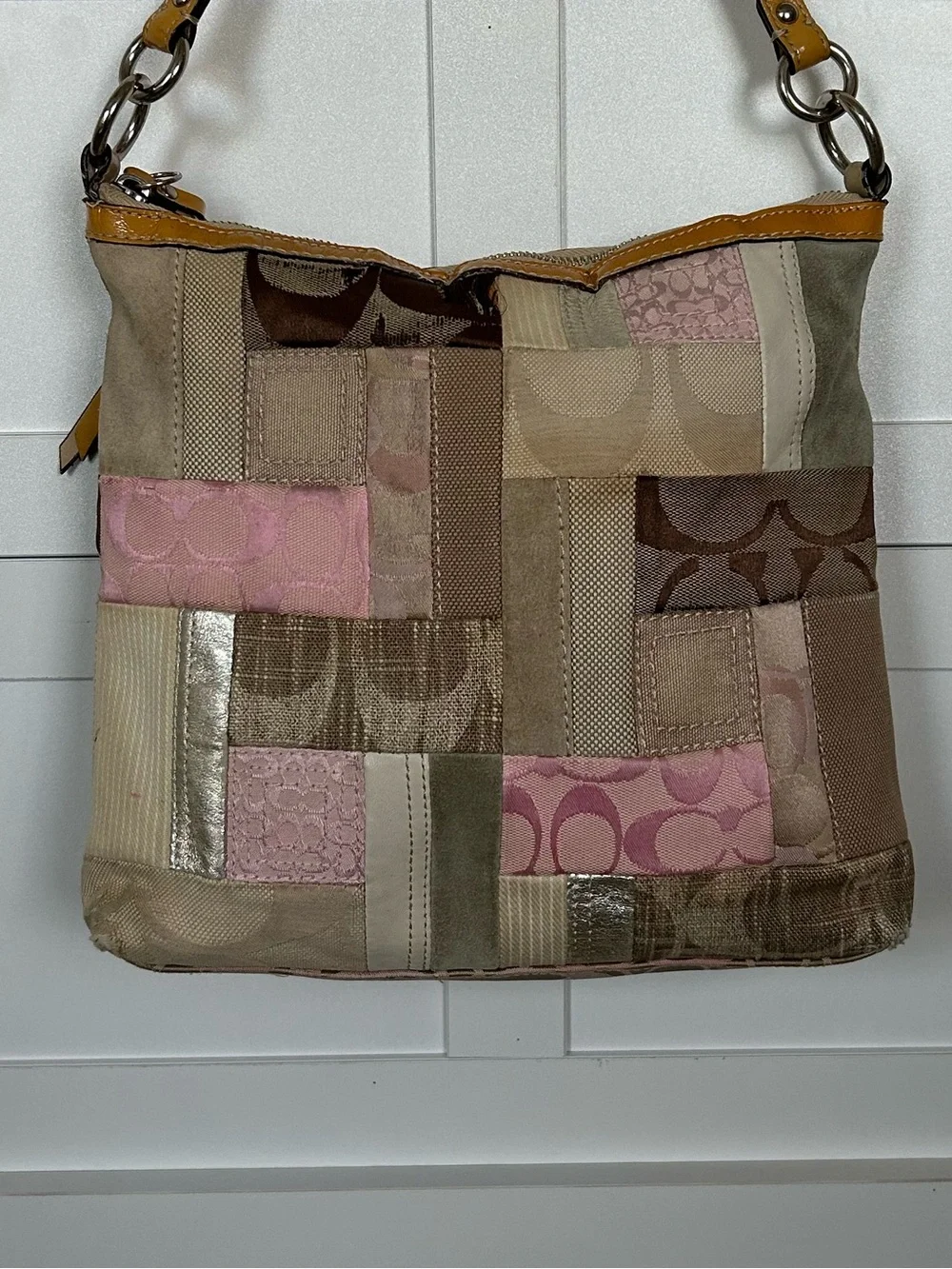 Coach Pink Patchwork Bag | COACH F13723